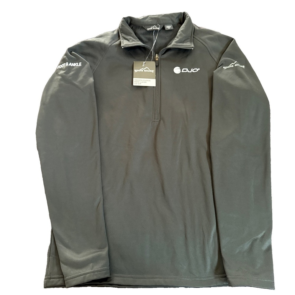 Eddie Bauer Smooth Fleece Base Layer 1/2 Zip Top Men's Medium Gray NWT
